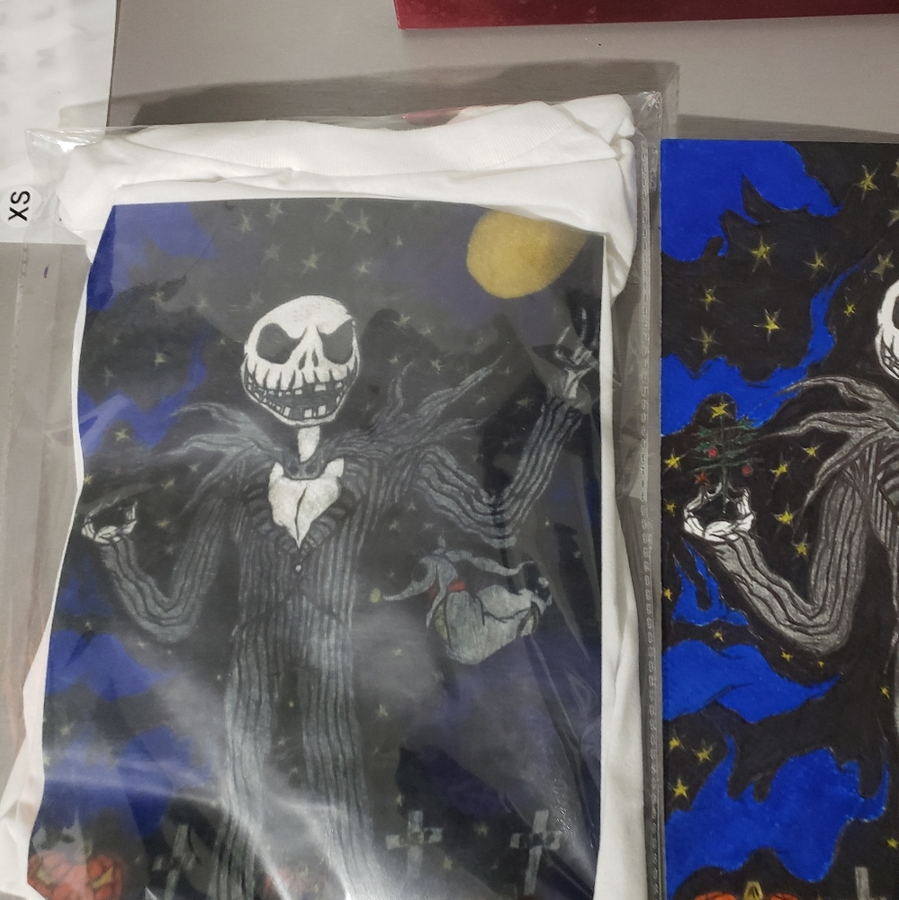 Jack Skellington Graphic Design T-Shirt